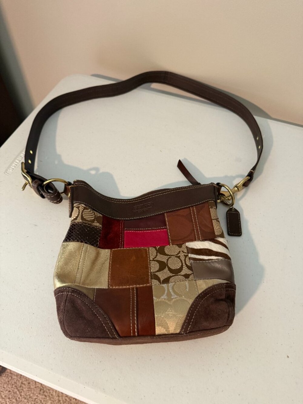Coach Patchwork Shoulder Bag